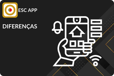 Diferenças ESC Online APP versão e aplicativo