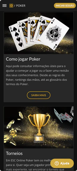 Promoções disponíveis no ESC Online APP