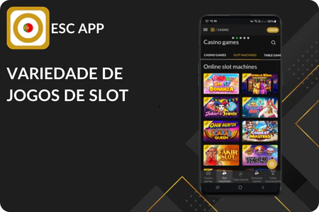 Slots disponíveis no ESC Online APP