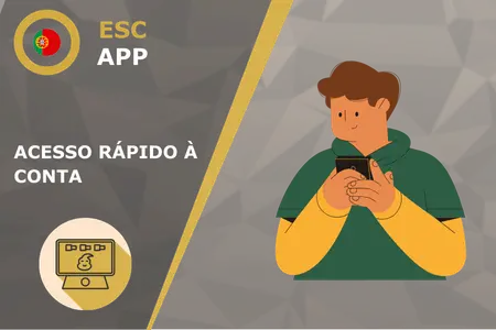 Login rápido e acesso biométrico na ESC Online