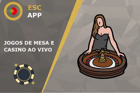 Roleta, blackjack e banca francesa na ESC Online