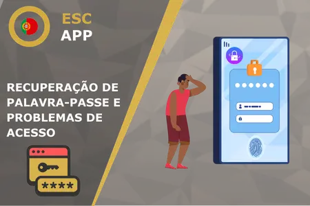 Repor palavra-passe e resolver erros de login na ESC Online